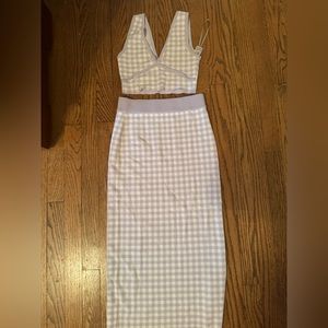 Zara Purple Gingham set
